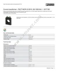 2277190 Datasheet Cover