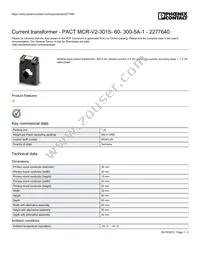 2277640 Datasheet Cover