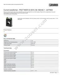 2277653 Datasheet Cover