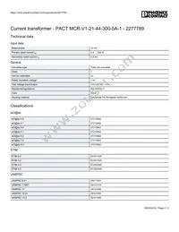 2277789 Datasheet Page 2