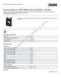 2277815 Datasheet Cover