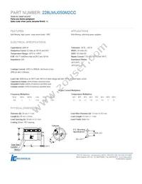 228LMU050M2CC Datasheet Cover