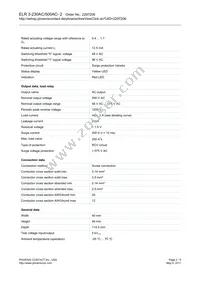 2297206 Datasheet Page 2