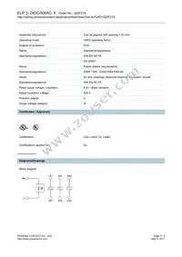 2297219 Datasheet Page 3