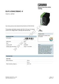 2297222 Datasheet Cover