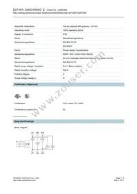 2297293 Datasheet Page 3