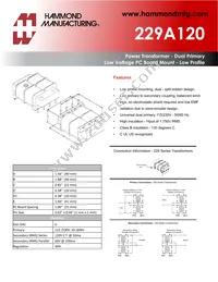 229A120 Datasheet Cover