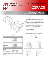 229A20 Datasheet Cover