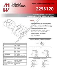 229B120 Datasheet Cover