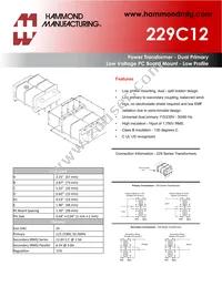 229C12 Datasheet Cover