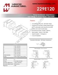 229E120 Datasheet Cover