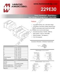 229E30 Datasheet Cover