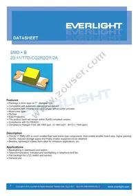 23-11/T7D-CQ2R2QY/2A Datasheet Cover