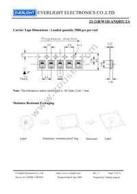 23-21B/W1D-ANQHY/2A Datasheet Page 9