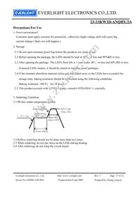 23-21B/W1D-ANQHY/2A Datasheet Page 11