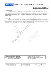 23-21B/W1D-ANQHY/2A Datasheet Page 12