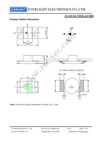 23-21UYC/S530-A3/TR8 Datasheet Page 2