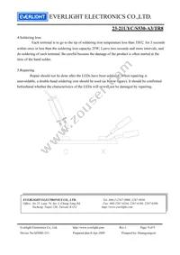 23-21UYC/S530-A3/TR8 Datasheet Page 9
