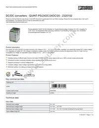 2320102 Datasheet Cover