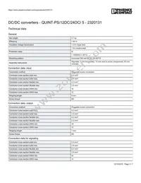 2320131 Datasheet Page 3