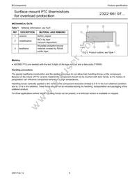 2322 661 97205 Datasheet Page 5