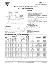 2322 662 93129 Datasheet Cover