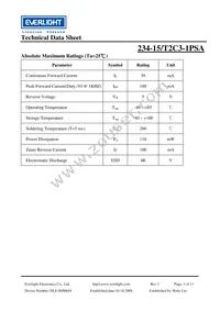 234-15/T2C3-1PSA Datasheet Page 3