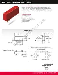 2362-05-000 Datasheet Cover