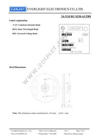 24-21SURC/S530-A3/TR8 Datasheet Page 5