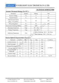 24-21SYGC/S530-E2/TR8 Datasheet Page 3
