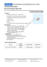 24-21UYC/S530-A3/TR8 Datasheet Cover