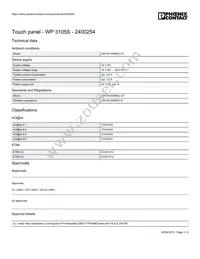 2400254 Datasheet Page 3