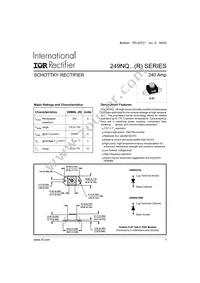 249NQ135 Datasheet Cover