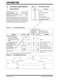 24C08B-E/P Datasheet Page 2