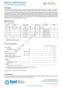 24IMX70-24-24-0IZG Datasheet Page 2
