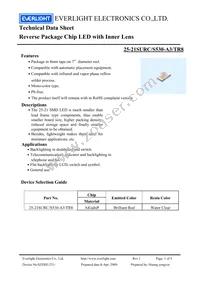 25-21SURC/S530-A3/TR8 Datasheet Cover