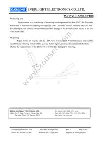 25-21SYGC/S530-E2/TR8 Datasheet Page 9