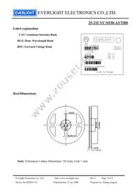 25-21UYC/S530-A3/TR8 Datasheet Page 5