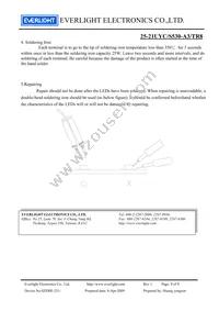 25-21UYC/S530-A3/TR8 Datasheet Page 9