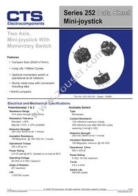 252B154A50TA Datasheet Cover