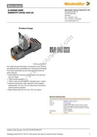 2576090000 Datasheet Cover