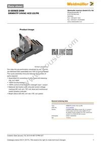 2576100000 Datasheet Cover