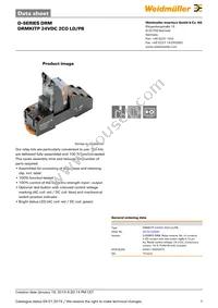 2576120000 Datasheet Cover