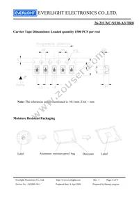26-21UYC/S530-A3/TR8 Datasheet Page 6
