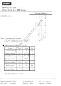 264-7SDRD/S530-A3 Datasheet Page 2