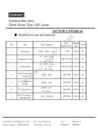 264-7SUBC/C470/S400-A6 Datasheet Page 5