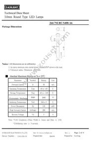264-7SURC/S400-A6 Datasheet Page 2