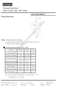264-7SURC/S400-A7 Datasheet Page 2
