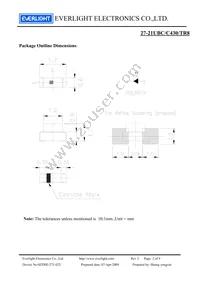 27-21UBC/C430/TR8 Datasheet Page 2