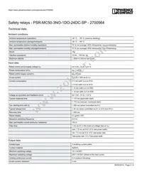 2700564 Datasheet Page 2